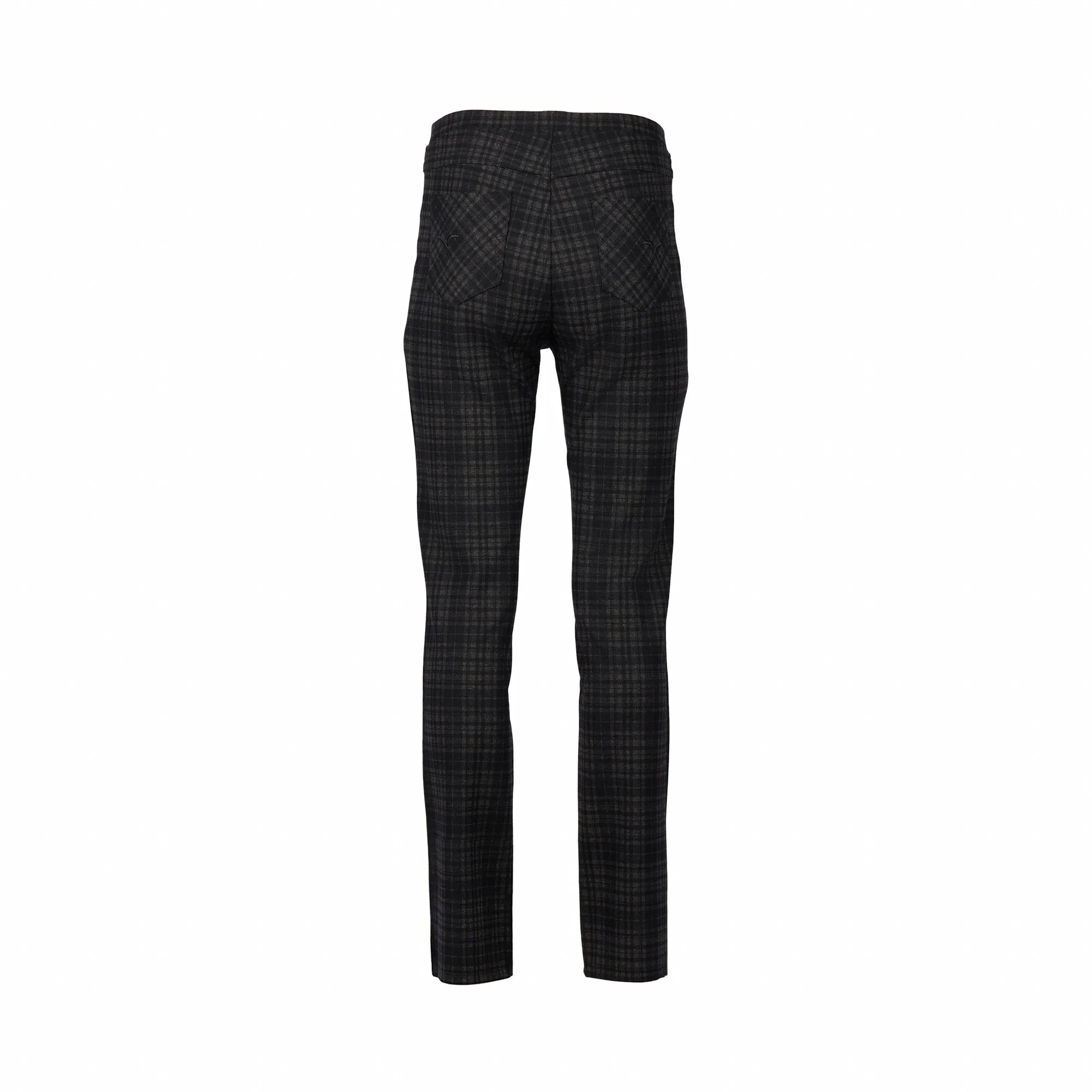 234  Vassalli Slim Leg Full Length Printed Ponti Pull On Pant -Bennett