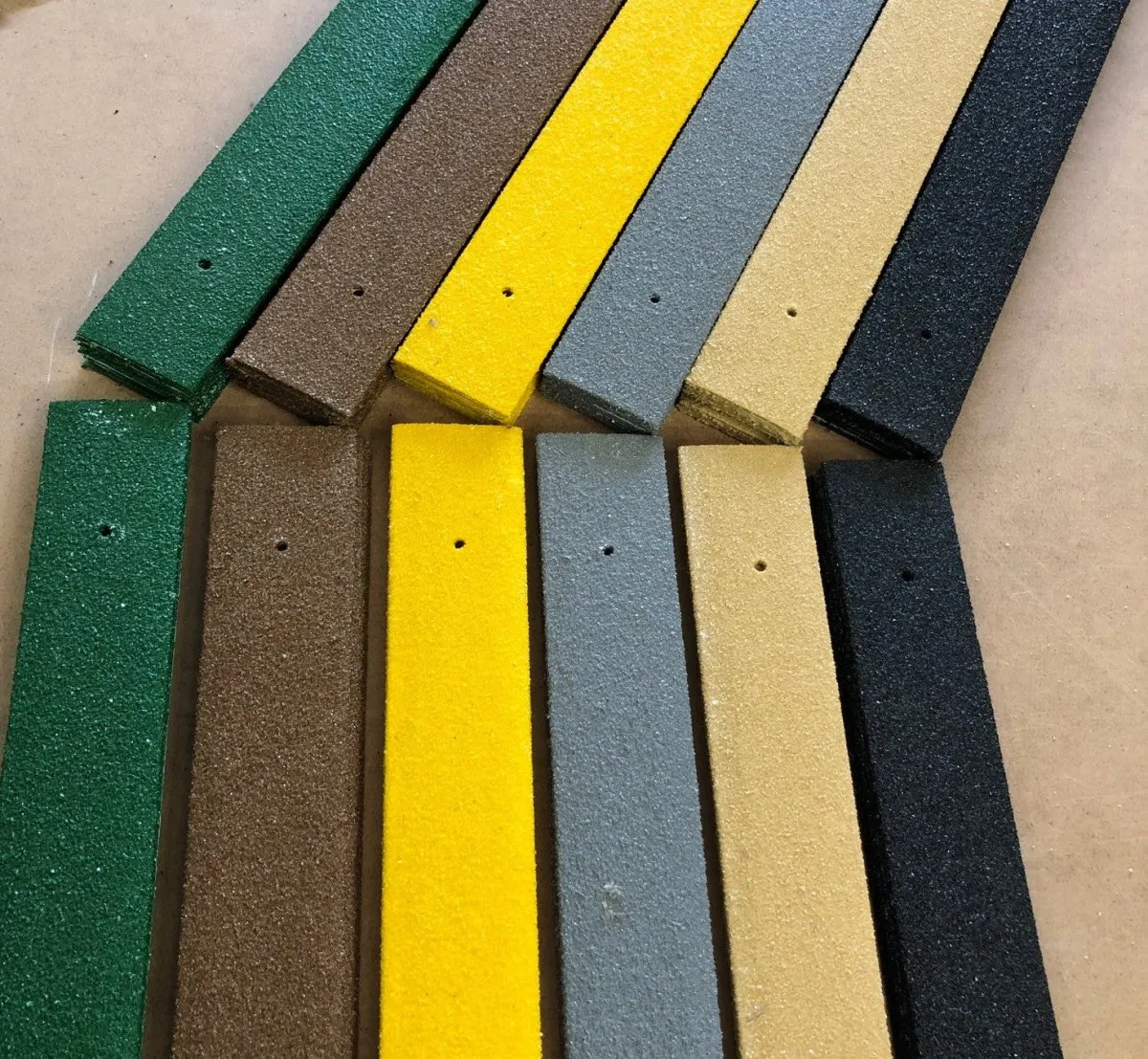 50mm Wide Non-Slip Anti-Skid Decking Strips - Safety and Style for Outdoor Space - BROWN