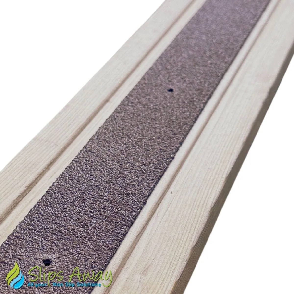 50mm Wide Non-Slip Anti-Skid Decking Strips - Safety and Style for Outdoor Space - BROWN