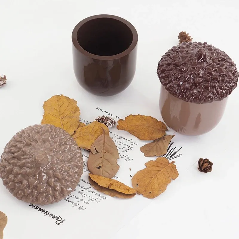 Acorn Jar Silicone Resin Mold