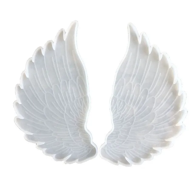 Angel Wings Resin Coaster Mold, Unique Mold
