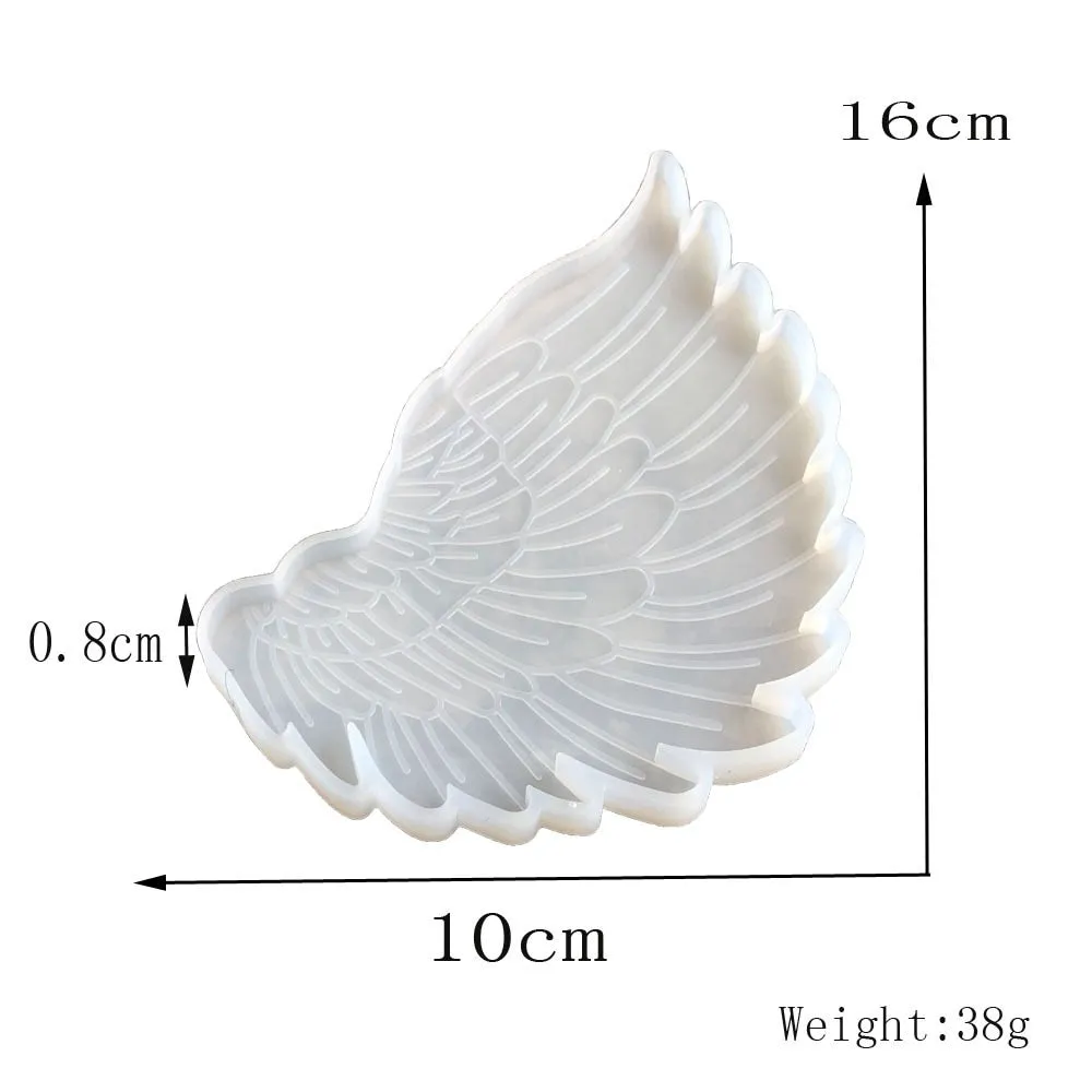 Angel Wings Resin Coaster Mold, Unique Mold