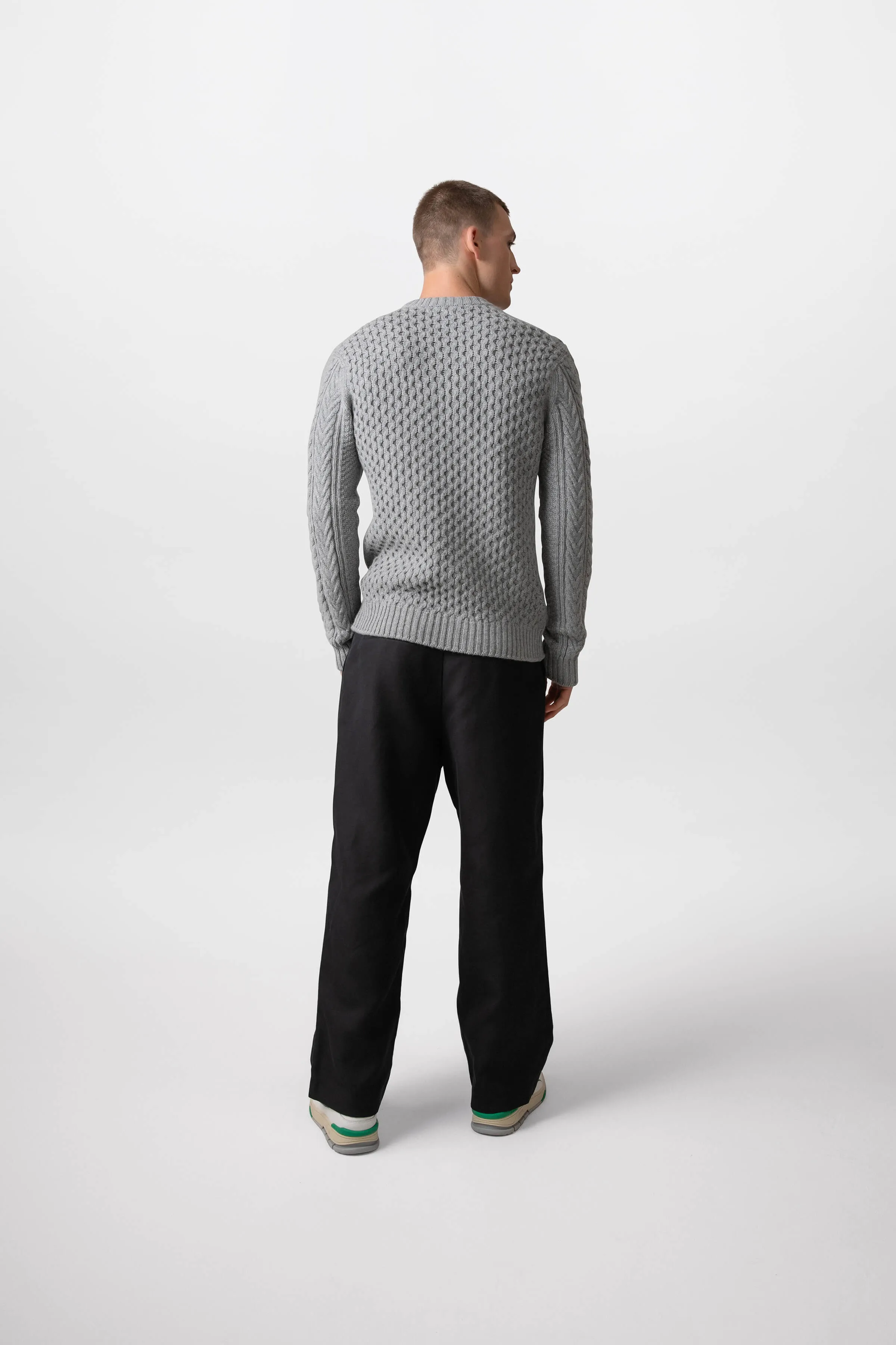 Aran Cable Cashmere Jumper