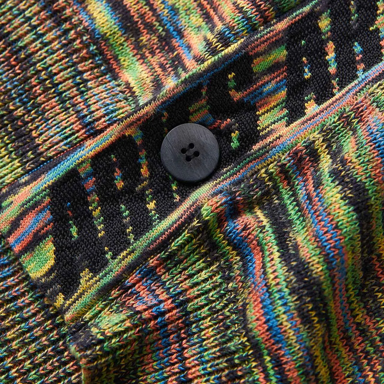 aries space dye sweater vest (black / multi)
