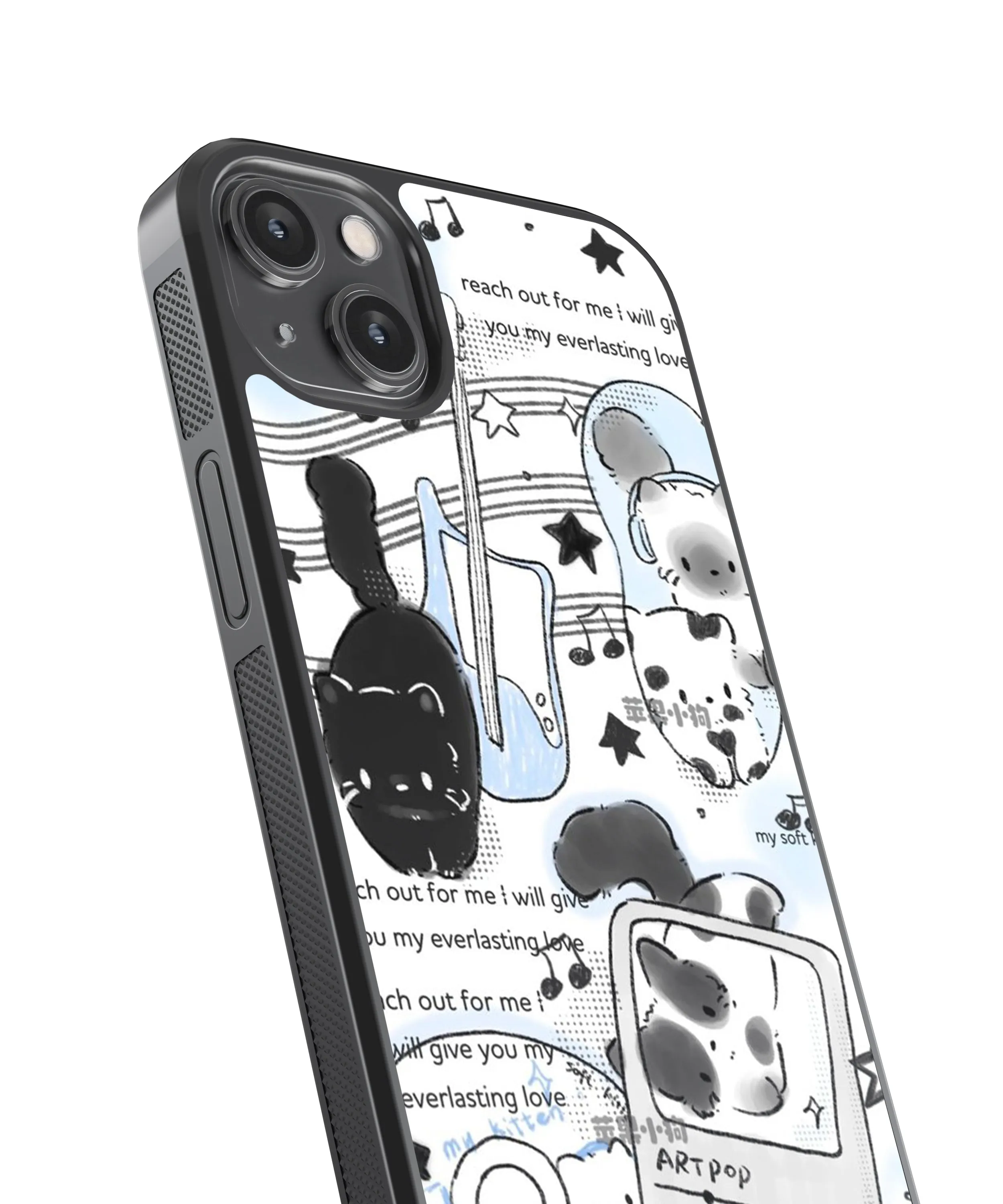 Art Pop Abstract Glass Phone Case Cover