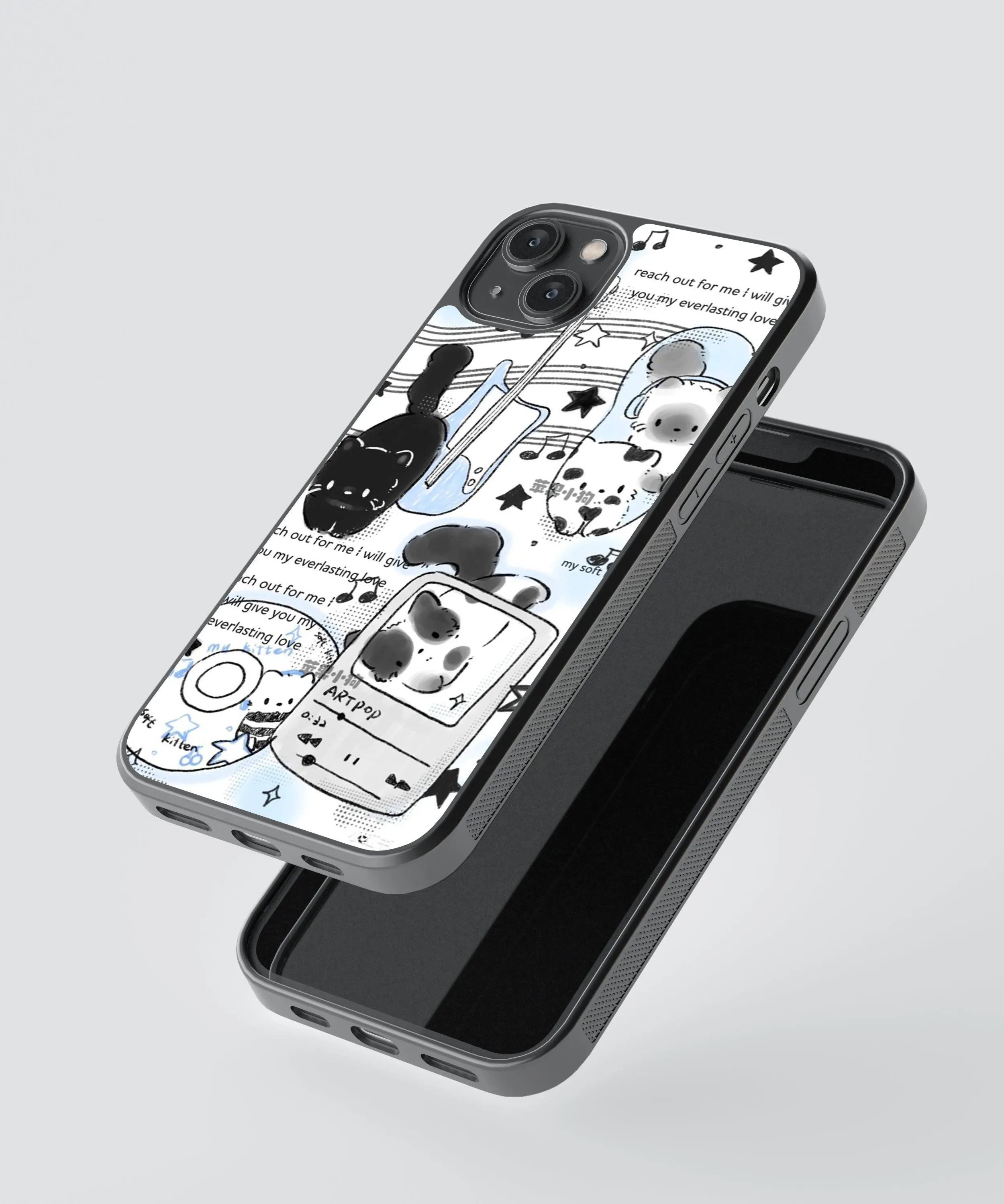 Art Pop Abstract Glass Phone Case Cover