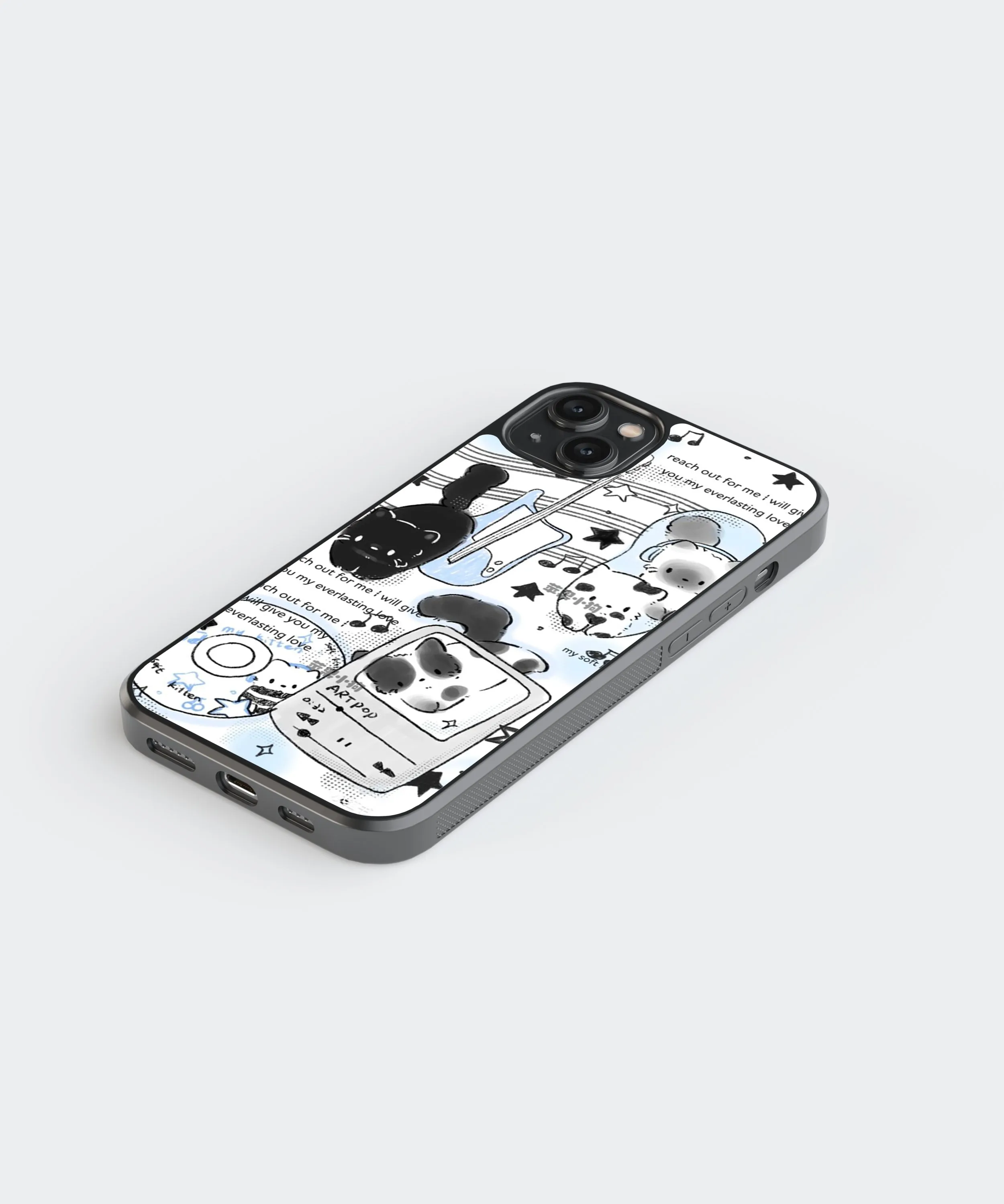 Art Pop Abstract Glass Phone Case Cover