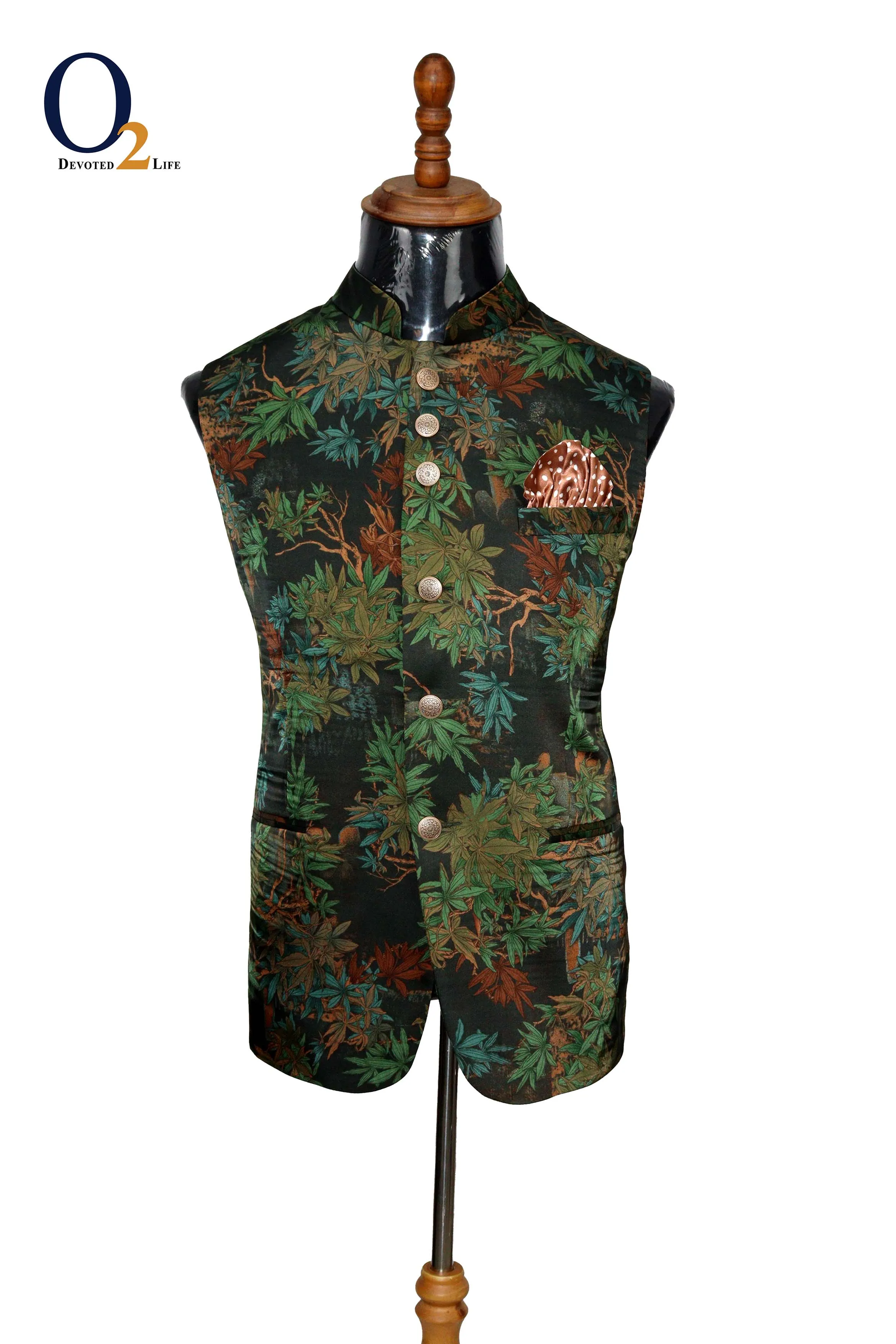 Banarasi Silk Printed Vest