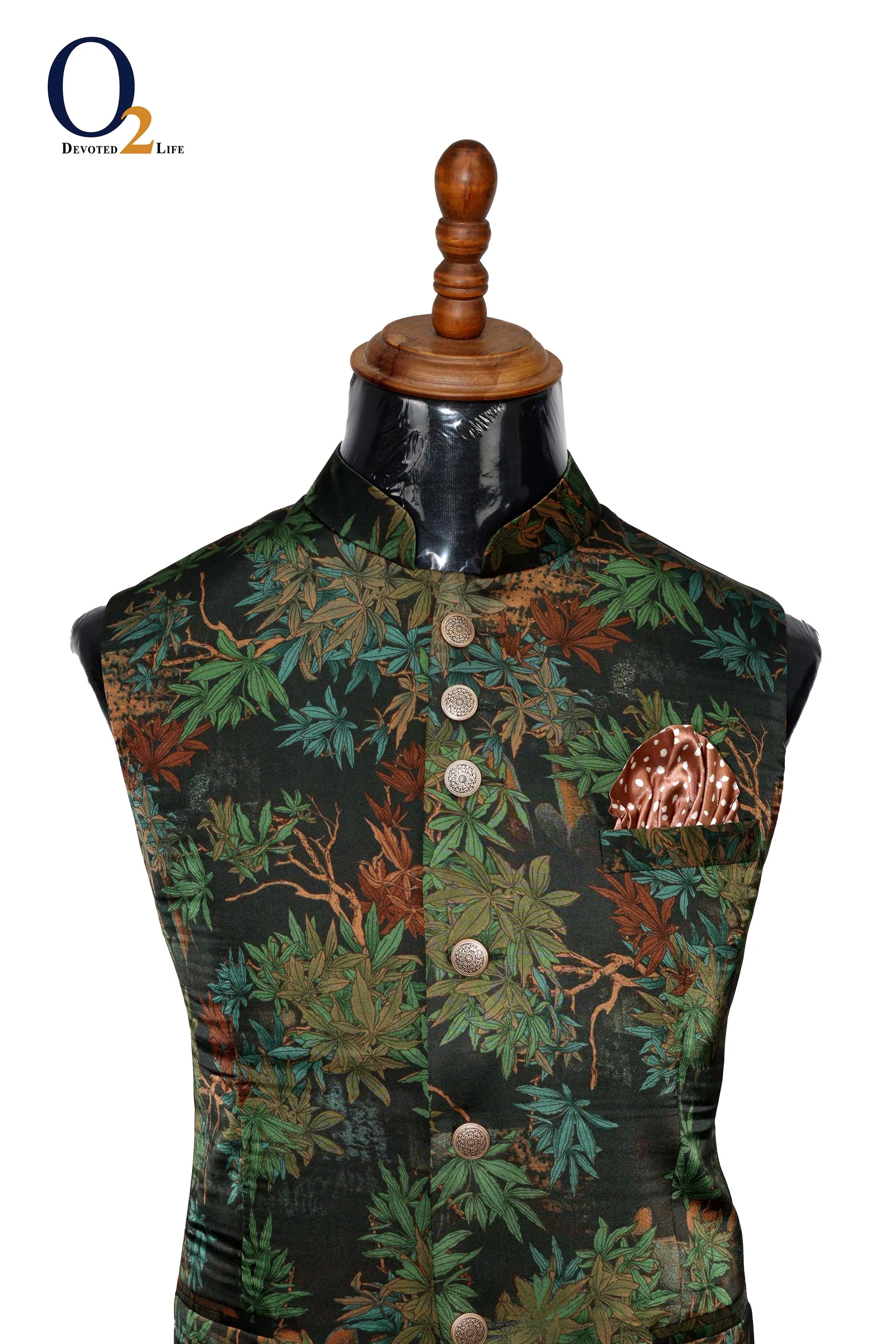 Banarasi Silk Printed Vest