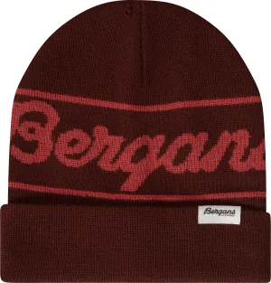 Bergans Juniors&#x27; Logo Beanie Amarone Red/Rusty Dust | Buy Bergans Juniors&#x27; Logo Beanie Amarone Red/Rusty Dust here | Outnorth