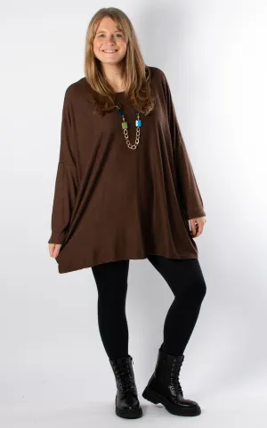 Beth Thin Knit | Chocolate
