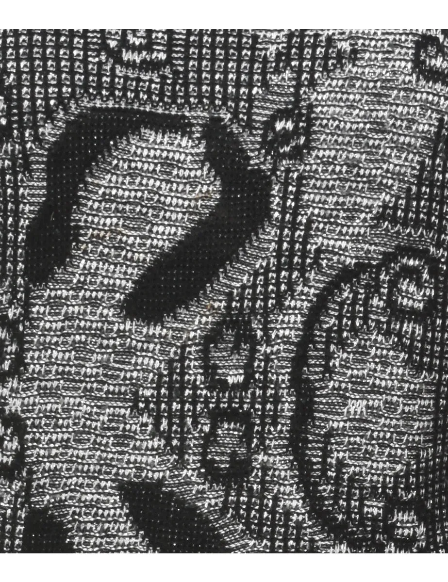 Black Lurex Jumper - M