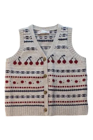 Bonpoint Knitted Vest 6T