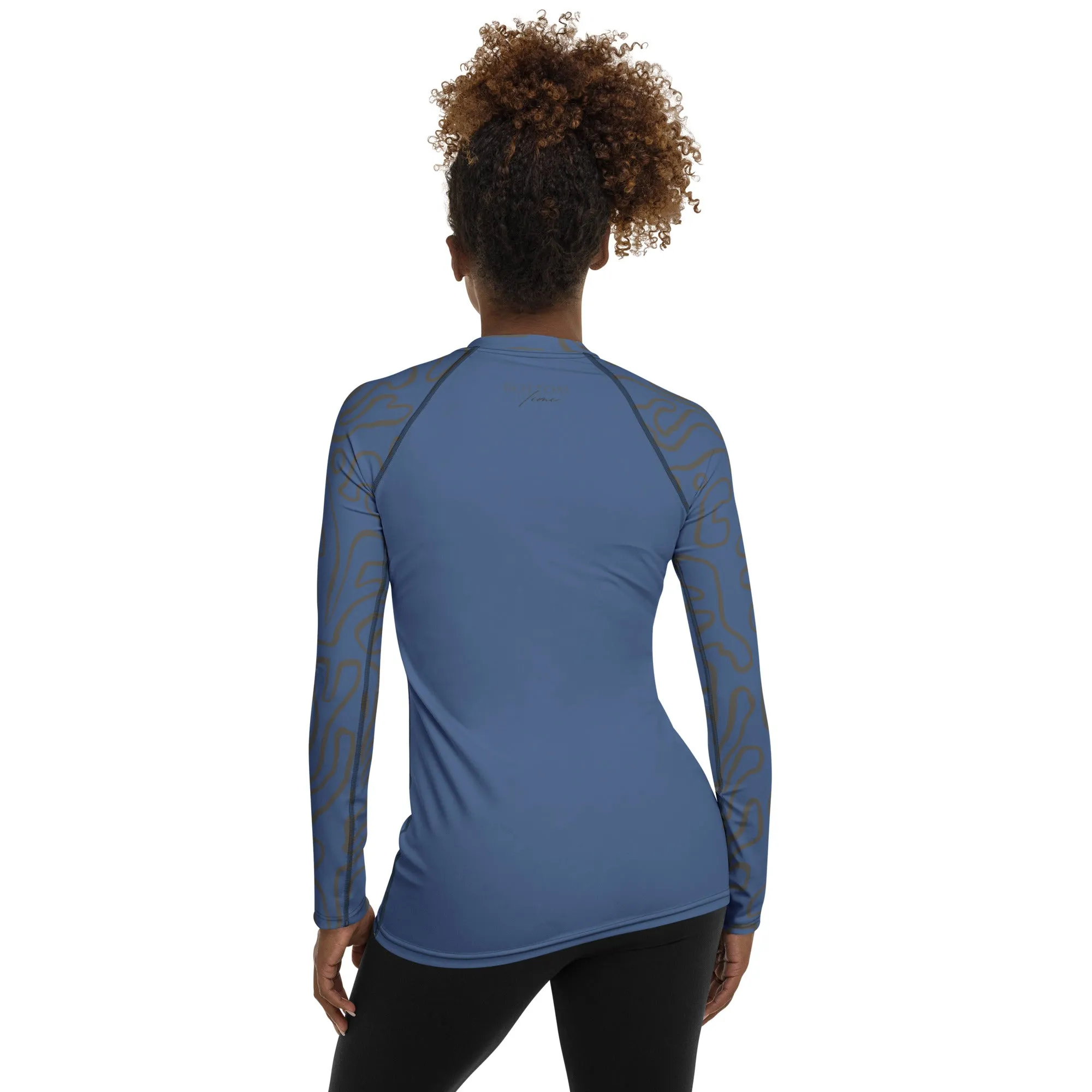 Bottom Time Eco-Friendly Women's Rash Guard, coral, Sets