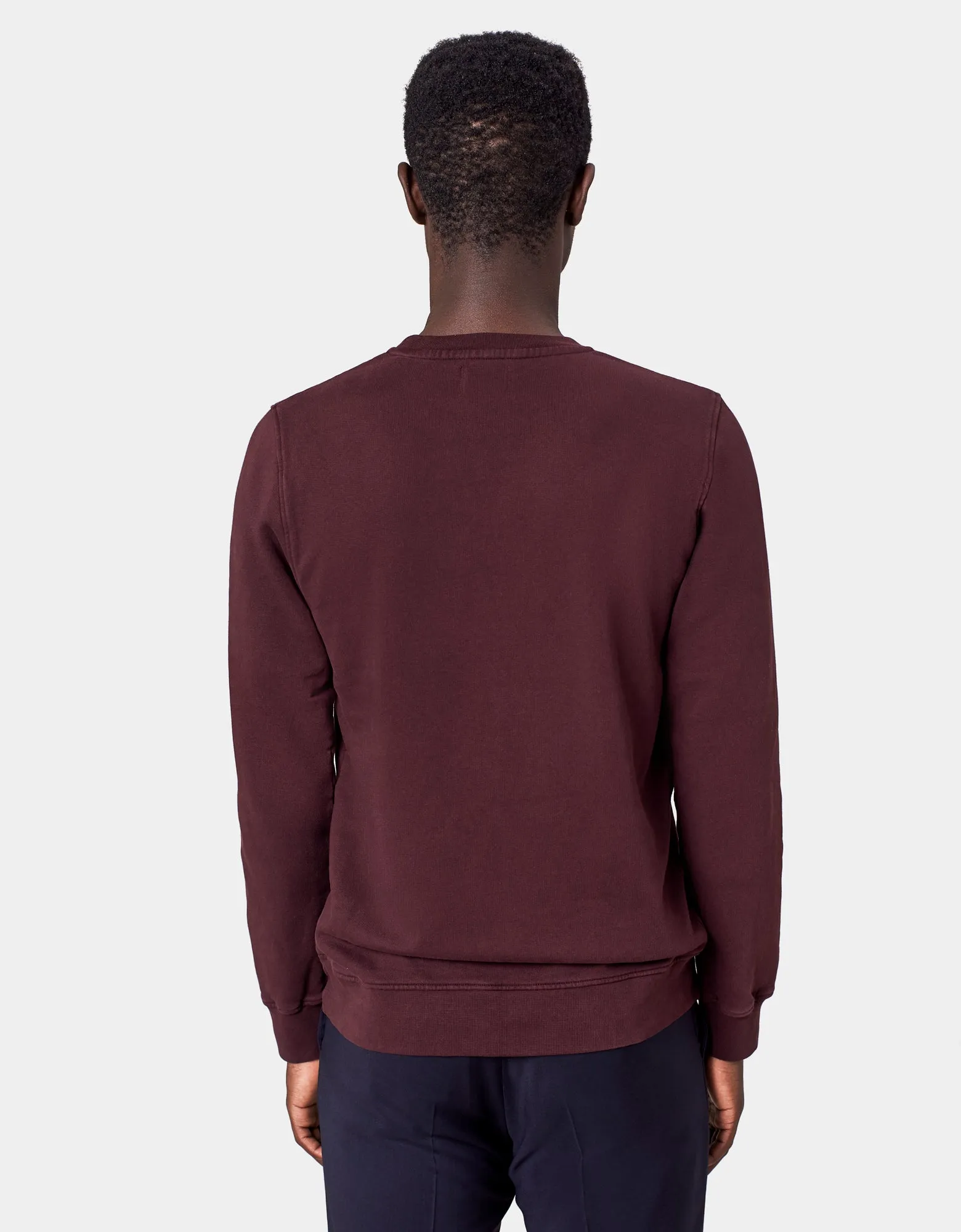 Classic Organic Crew - Oxblood Red