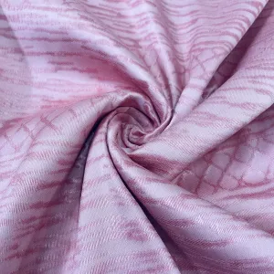 Classic Pink Abstract Weave Knitted Fabric