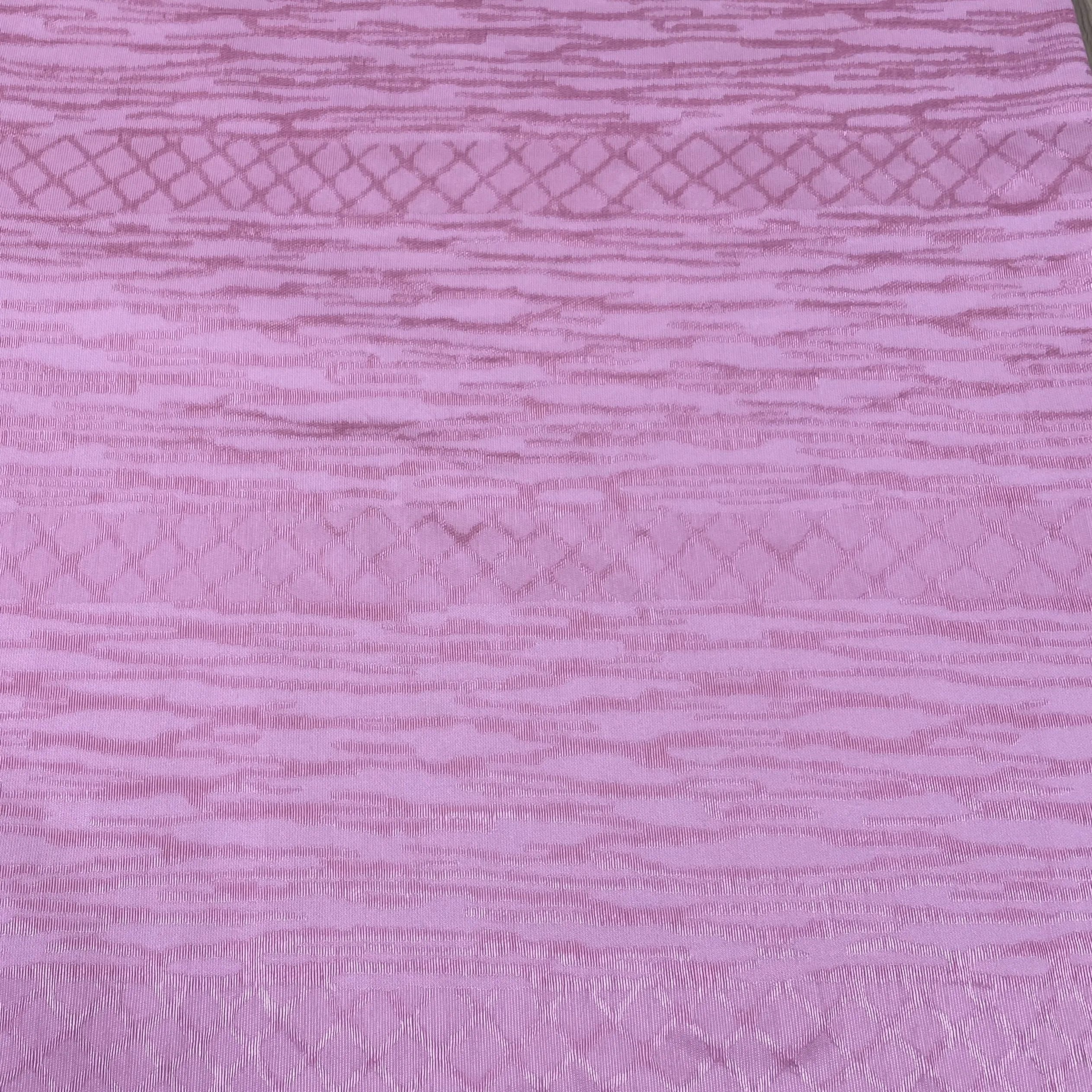Classic Pink Abstract Weave Knitted Fabric