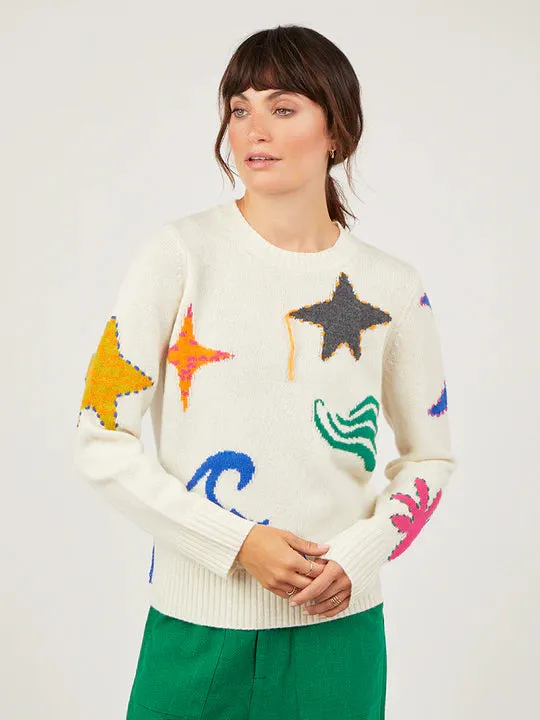 COCOA CASHMERE INANNA JUMPER PEARL