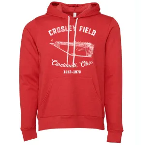 Crosley Field Pullover Hoodie | Crosley Field Heather Red Pullover Hoodie