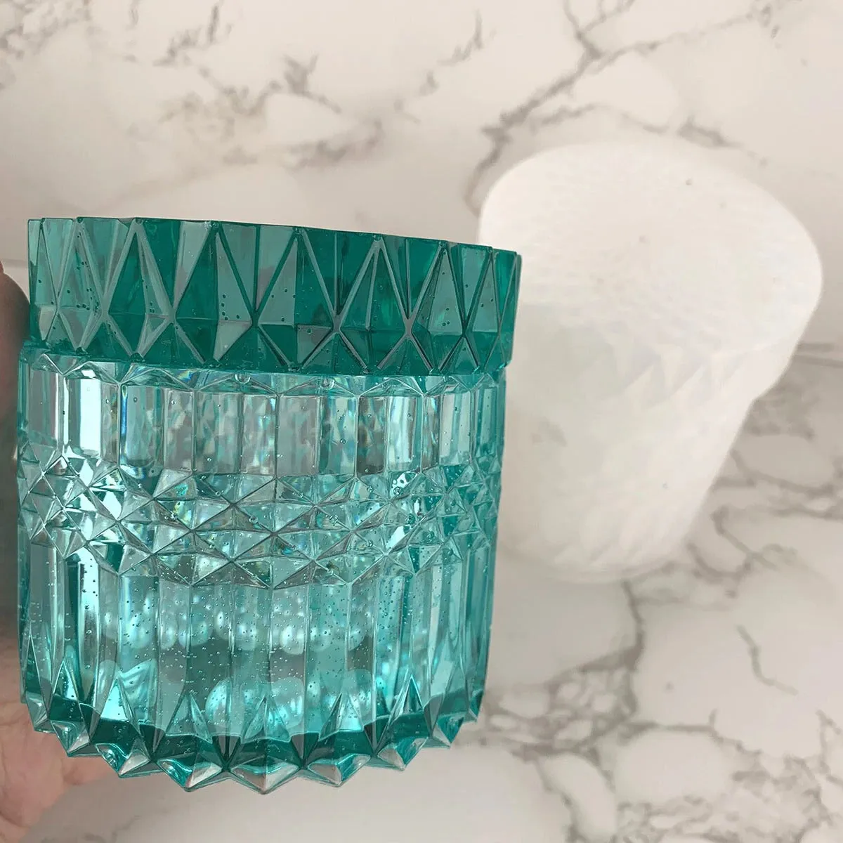 Crystal Trinket Dish Resin Mold