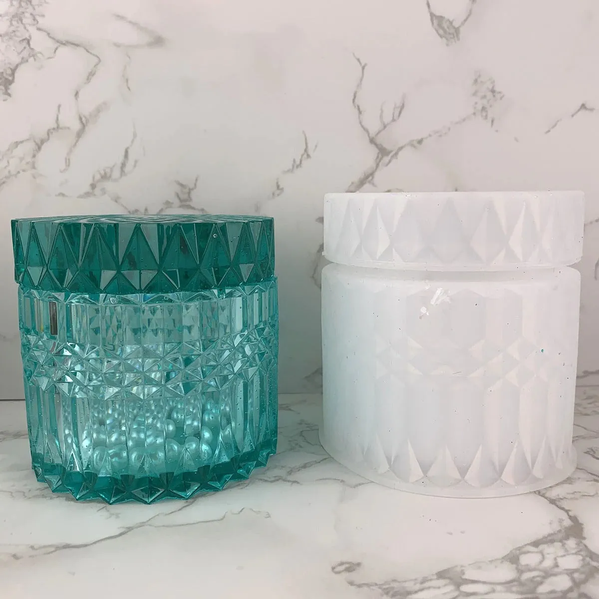 Crystal Trinket Dish Resin Mold