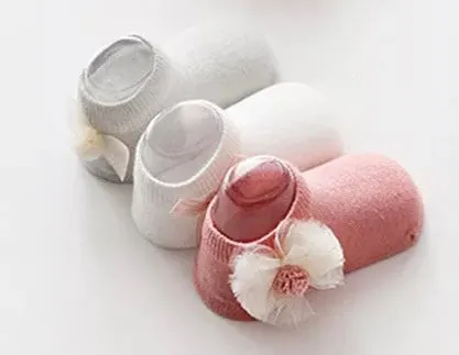 Dainty Baby Girl - 3 pack cotton socks (6-12 months)