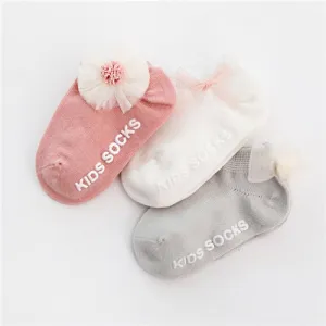 Dainty Baby Girl - 3 pack cotton socks (6-12 months)