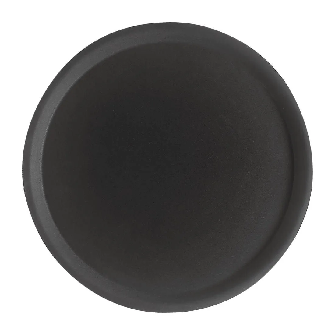 DM780 Cambro Camtread Fibreglass Round Non-Slip Tray Black 280mm
