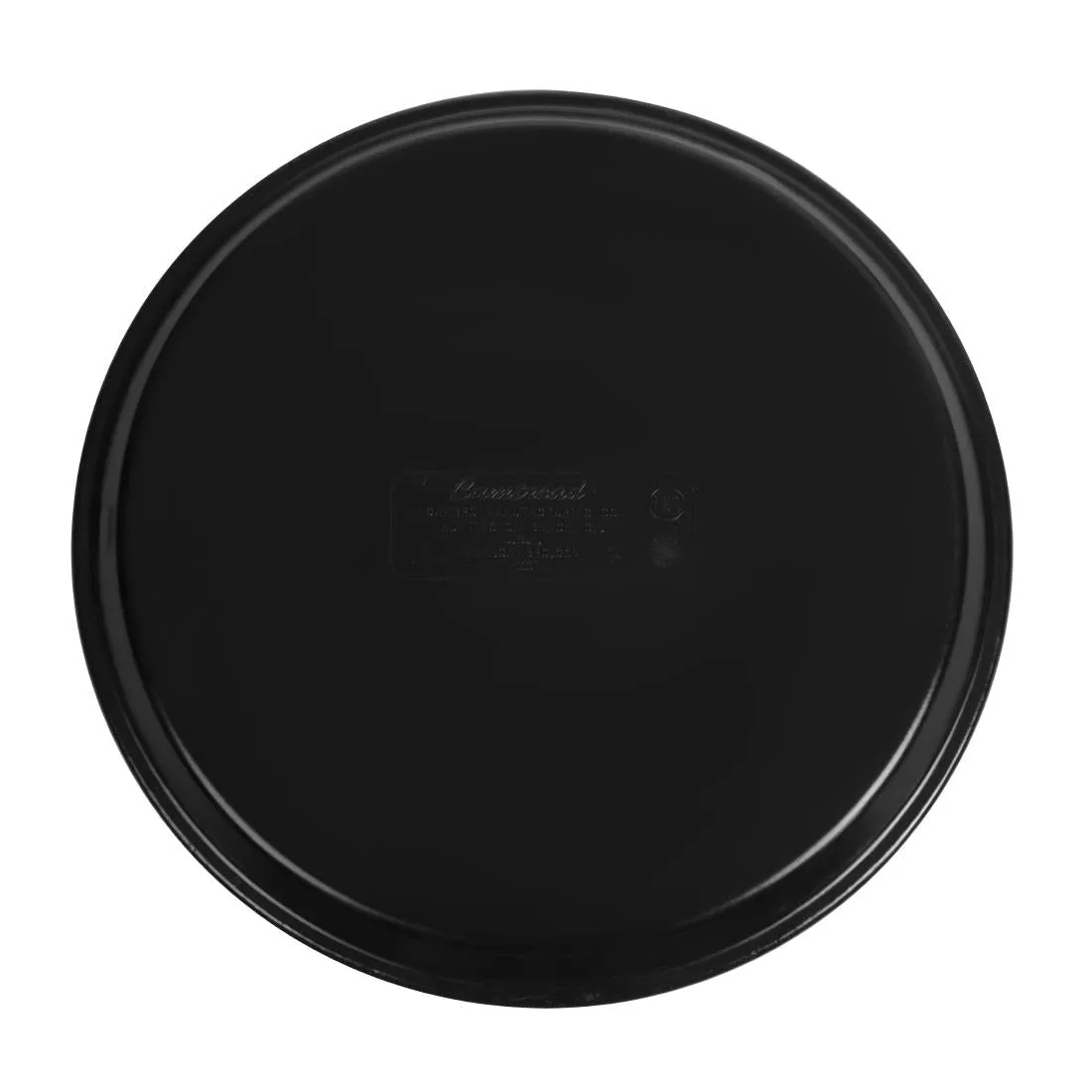 DM780 Cambro Camtread Fibreglass Round Non-Slip Tray Black 280mm