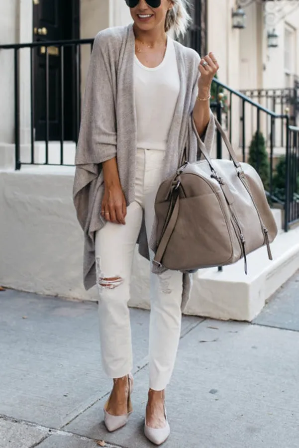 Dunnmall Freely Feeling Open Knit Cardigan