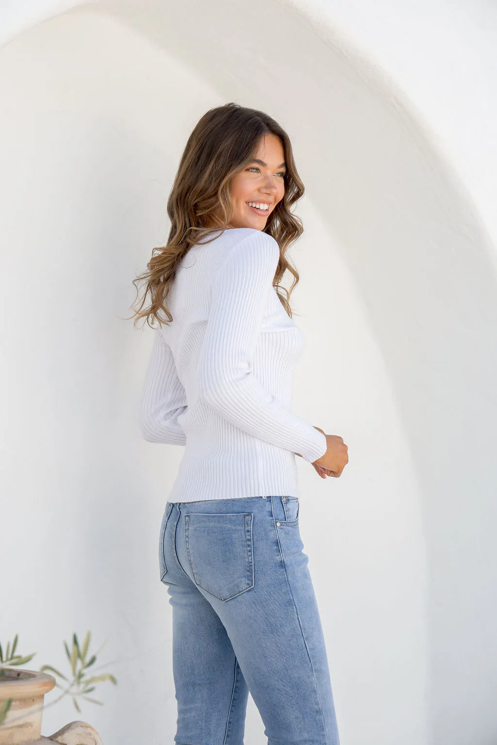 Eleanora Top White