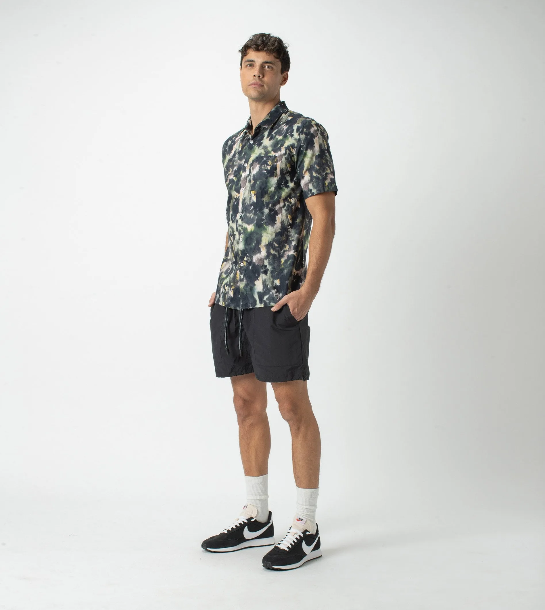 Foliage SS Shirt Moss Multi