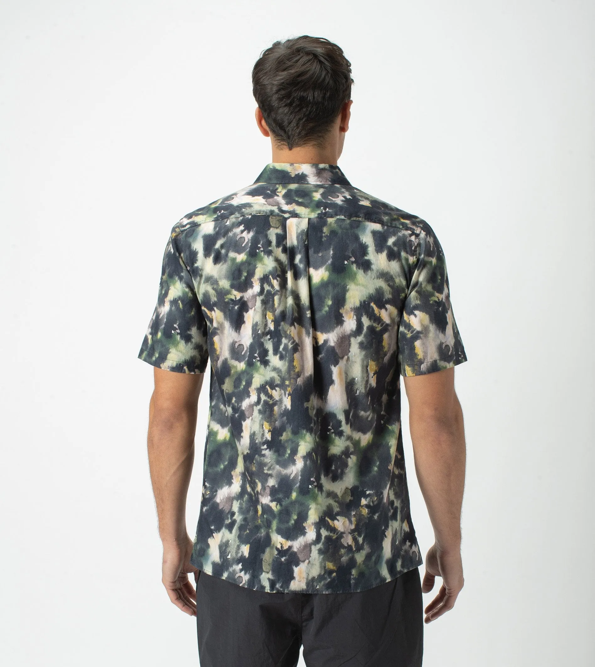 Foliage SS Shirt Moss Multi