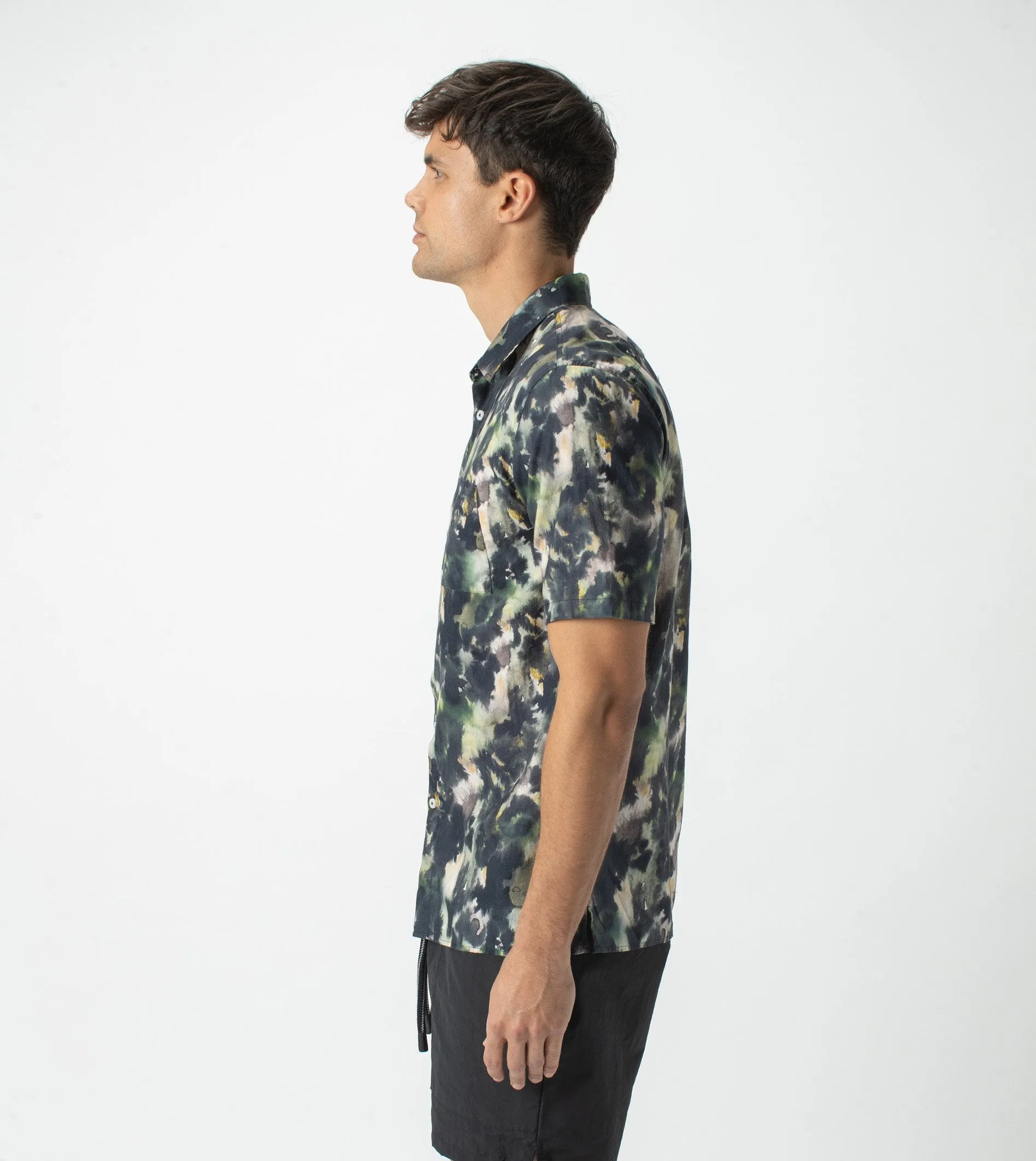 Foliage SS Shirt Moss Multi