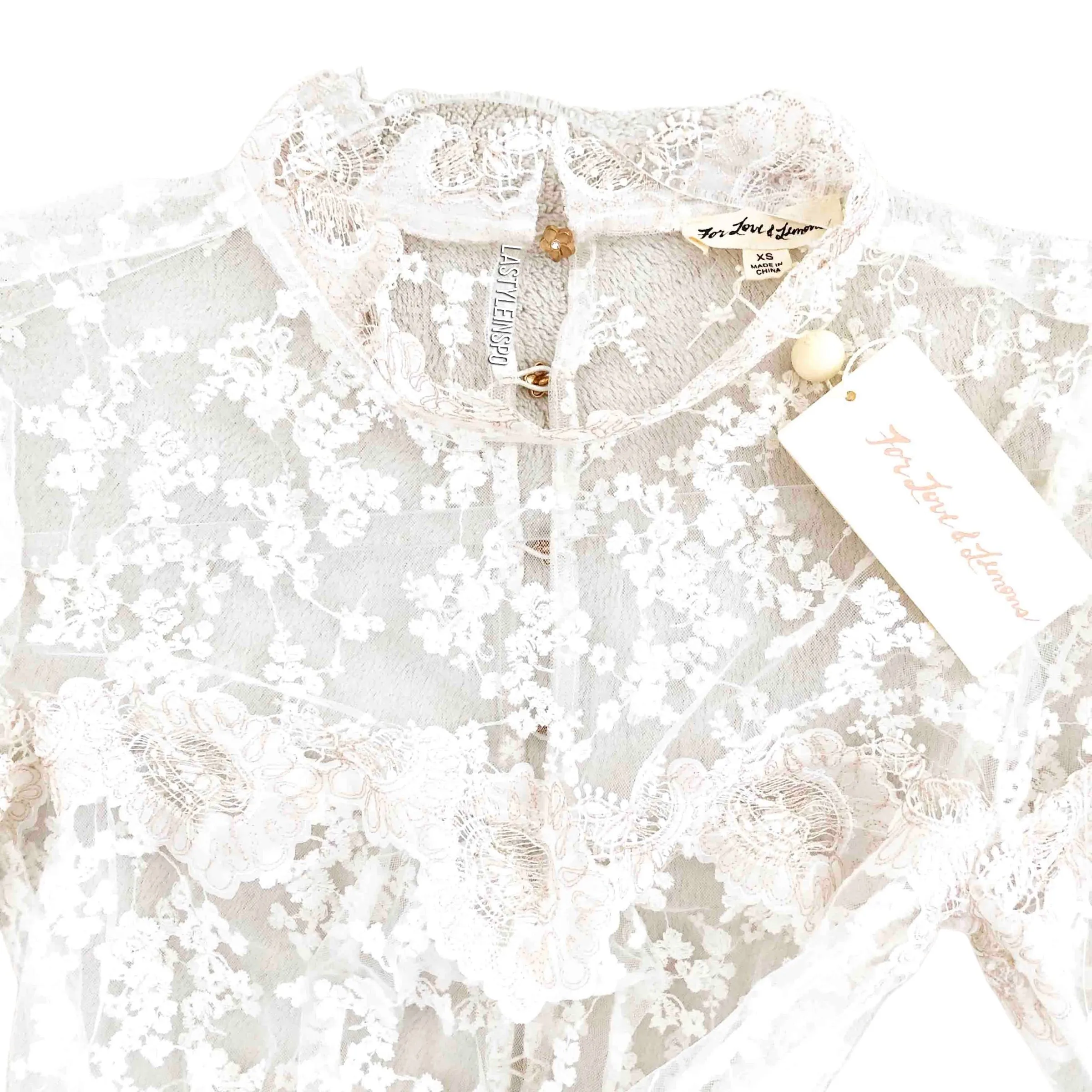For Love and Lemons Rosebud Maxi Dress Size XS