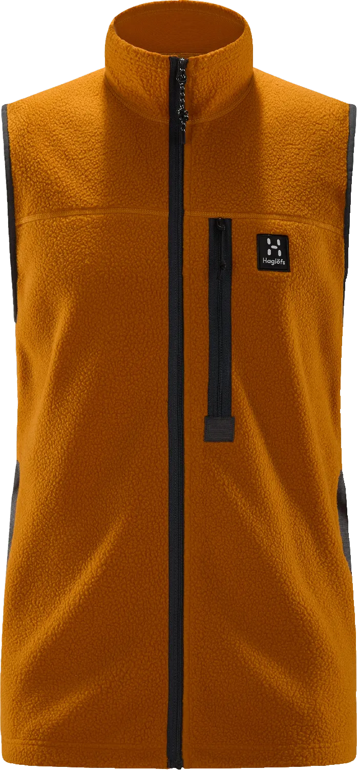 Haglöfs Men&#x27;s Malung Pile Vest Golden Brown | Buy Haglöfs Men&#x27;s Malung Pile Vest Golden Brown here | Outnorth