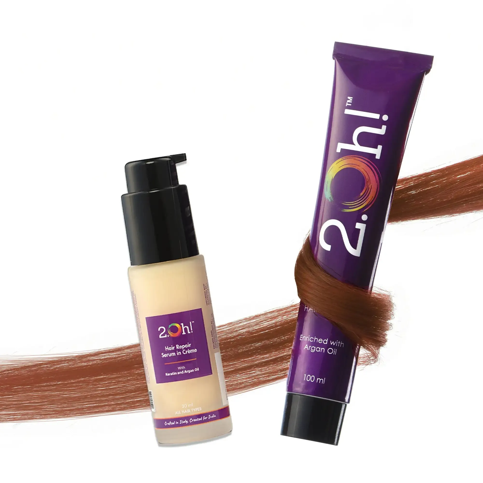 Hazelnut Repair Combo : Hair Repair Serum   Semi Permanent Hair Color