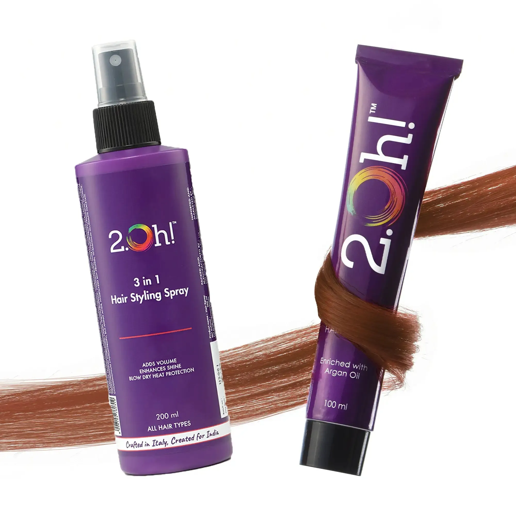 Hazelnut Style Combo : Hair Styling Spray   Semi Permanent Hair Color
