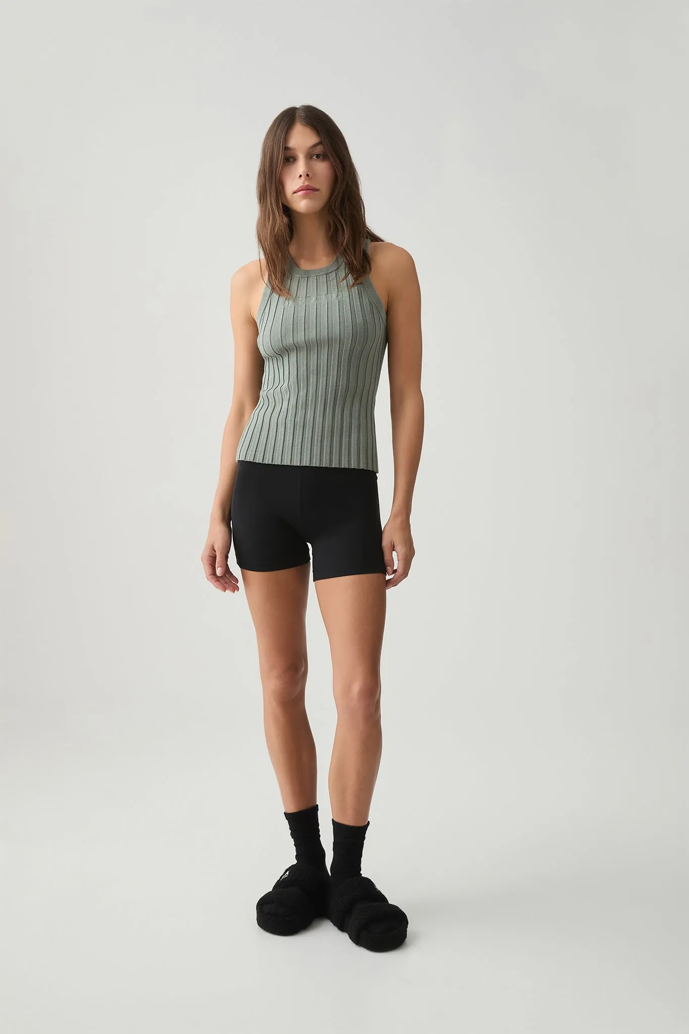Hydra Logo Knit Ribbed Top