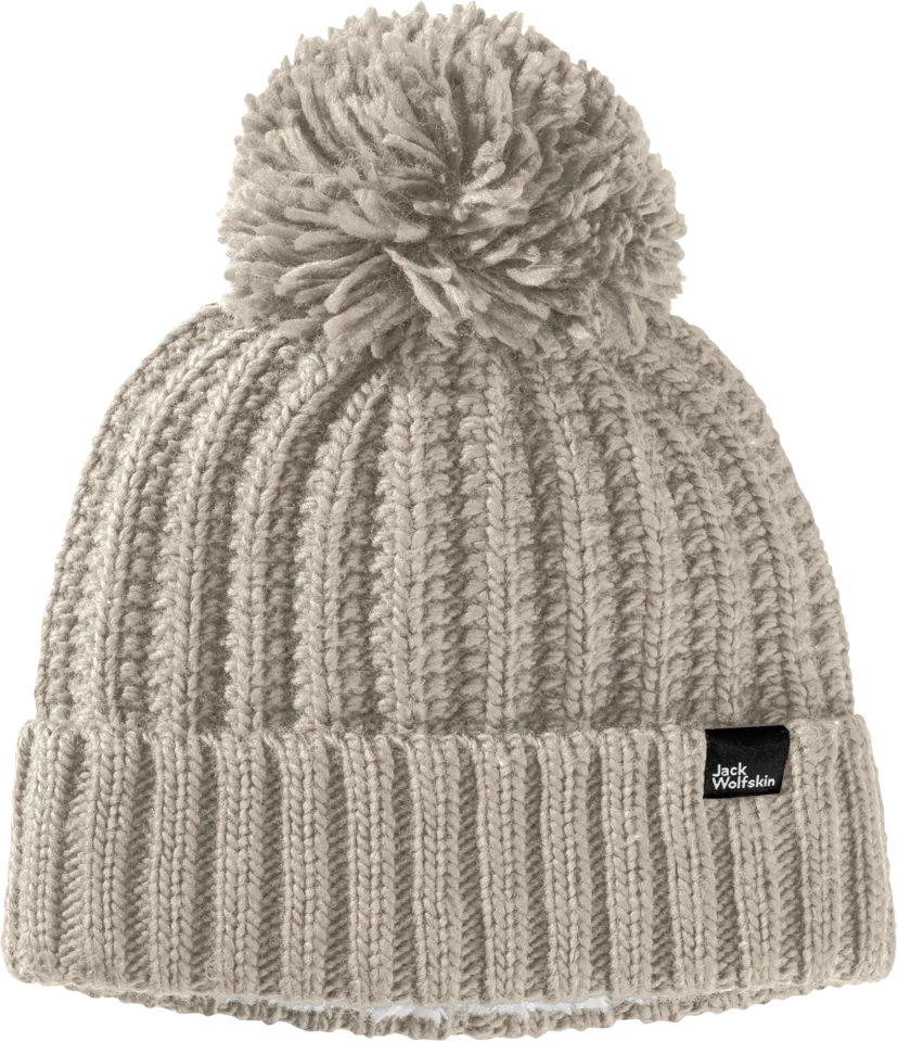 Jack Wolfskin Women&#x27;s Highloft Knit Beanie Dusty Grey | Buy Jack Wolfskin Women&#x27;s Highloft Knit Beanie Dusty Grey here | Outnorth