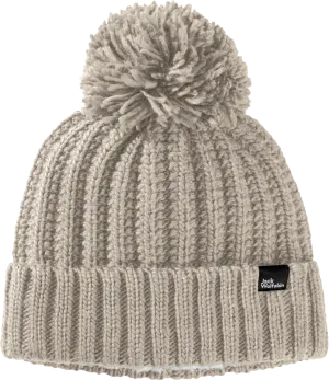 Jack Wolfskin Women&#x27;s Highloft Knit Beanie Dusty Grey | Buy Jack Wolfskin Women&#x27;s Highloft Knit Beanie Dusty Grey here | Outnorth