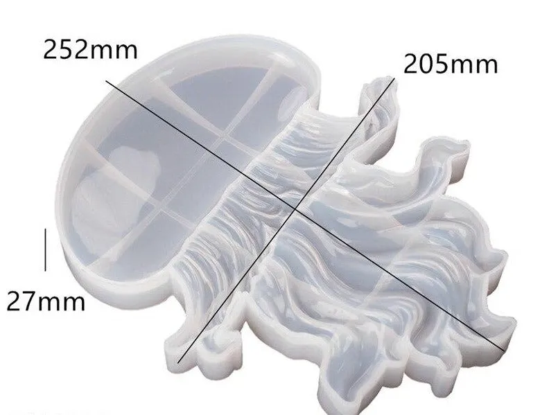 Jellyfish Resin Silicone Mold Large, Unique Mold