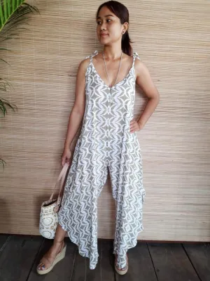 JUMPER MAYA in Print White/ Khaki