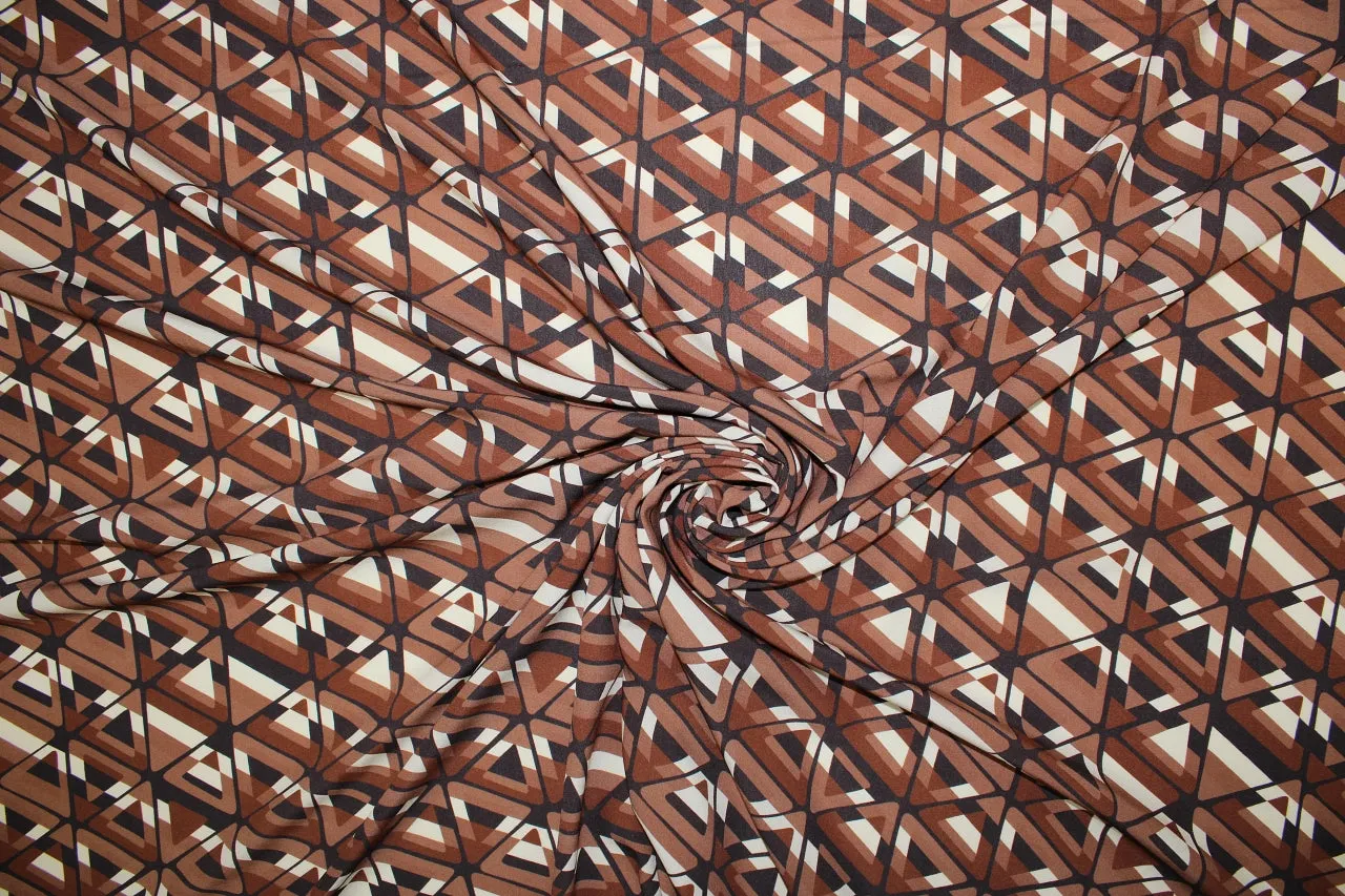 Just Tri It Rayon Challis - Browns