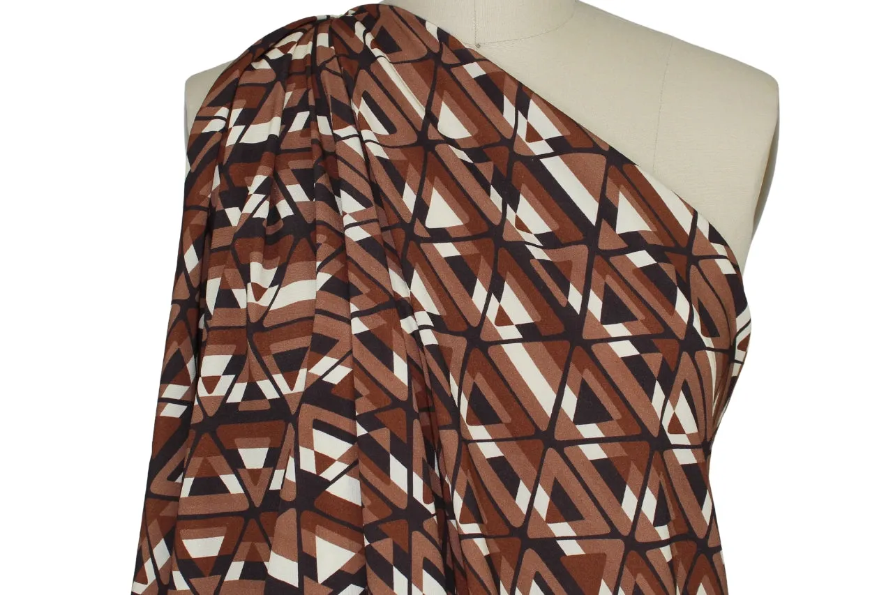 Just Tri It Rayon Challis - Browns