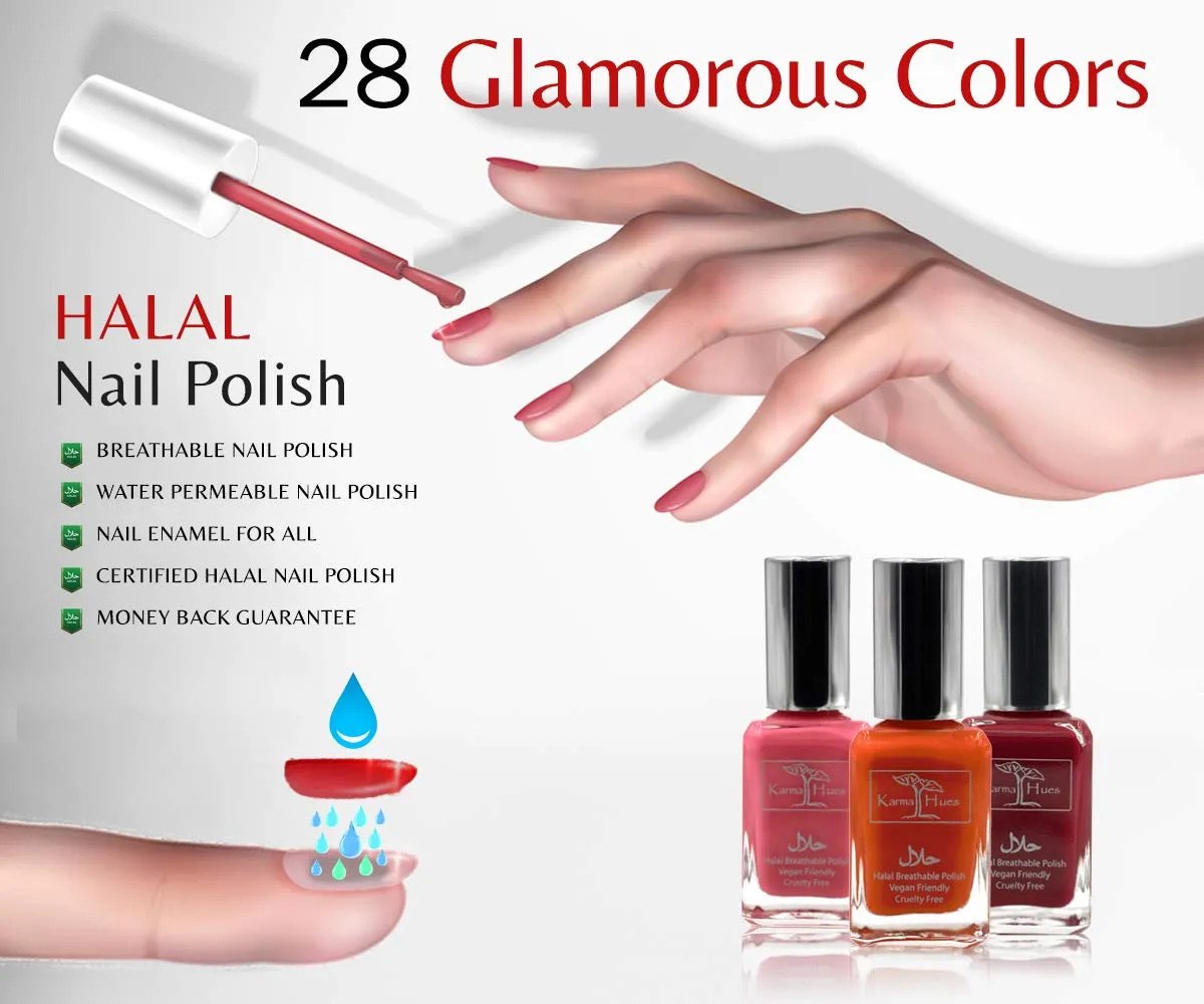 Karma Naturals Halal  Nail Polish - Salena