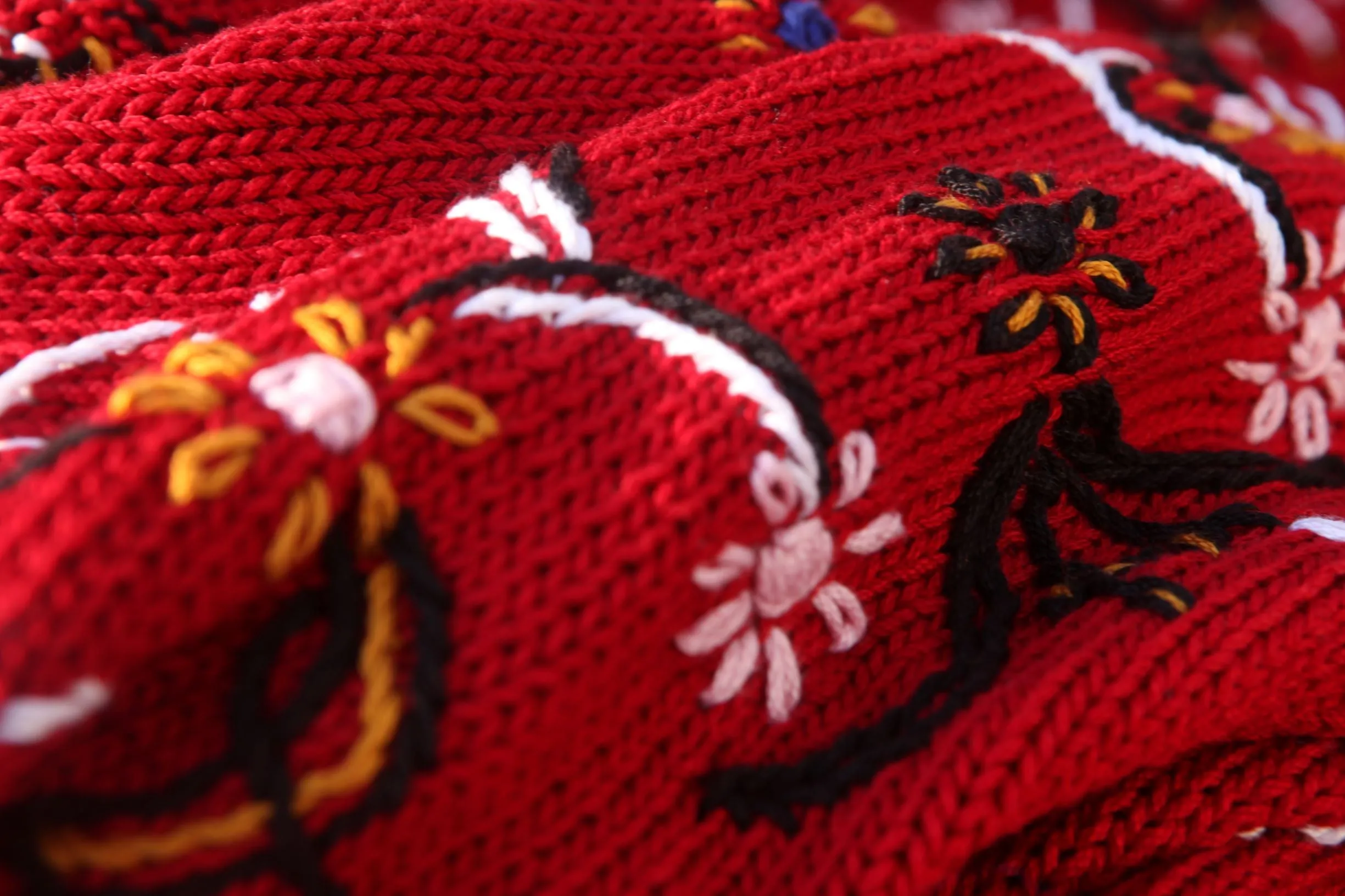 Lena Hand Knitted Throw