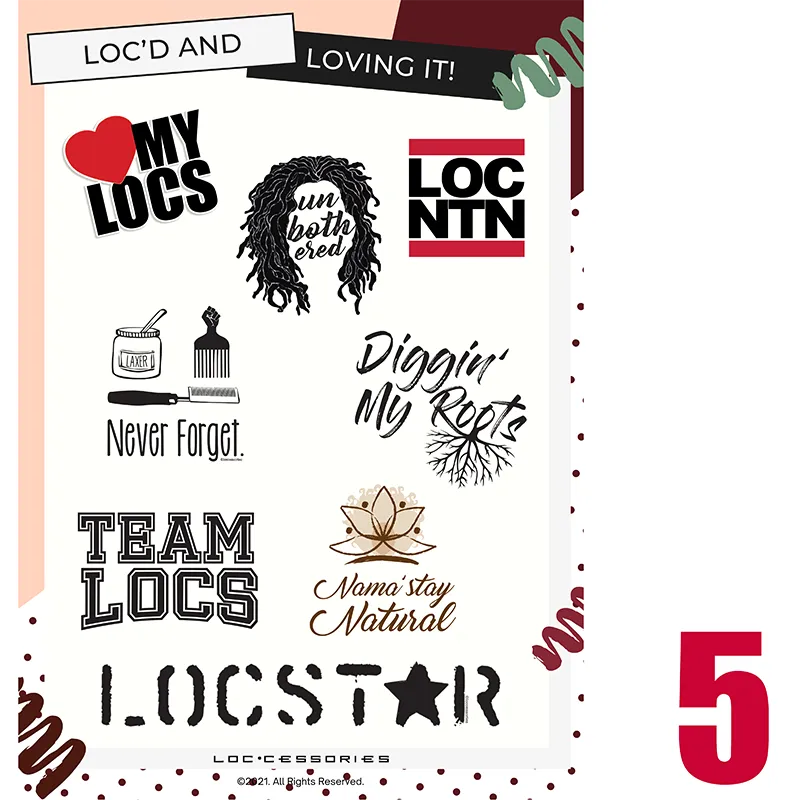 Love My Locs Sticker Pack