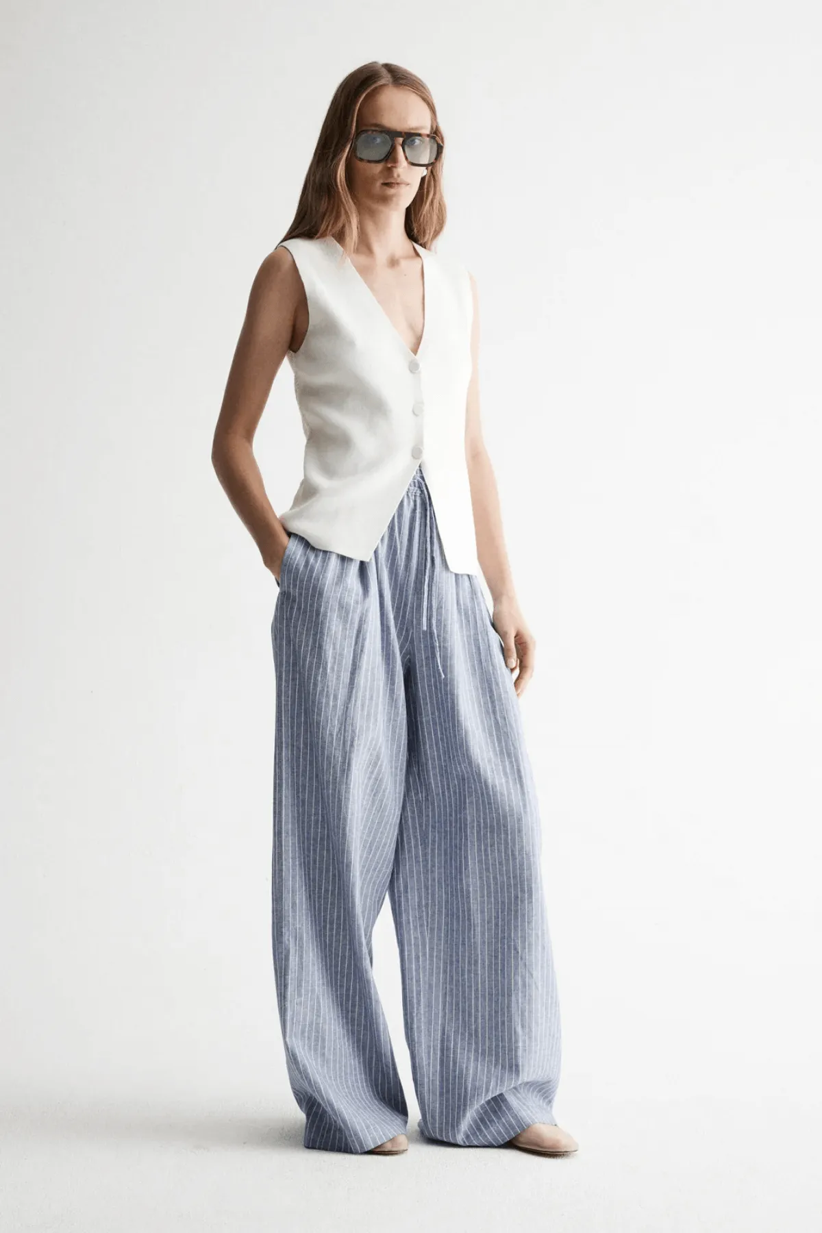 LULU KNIT TOP WHITE