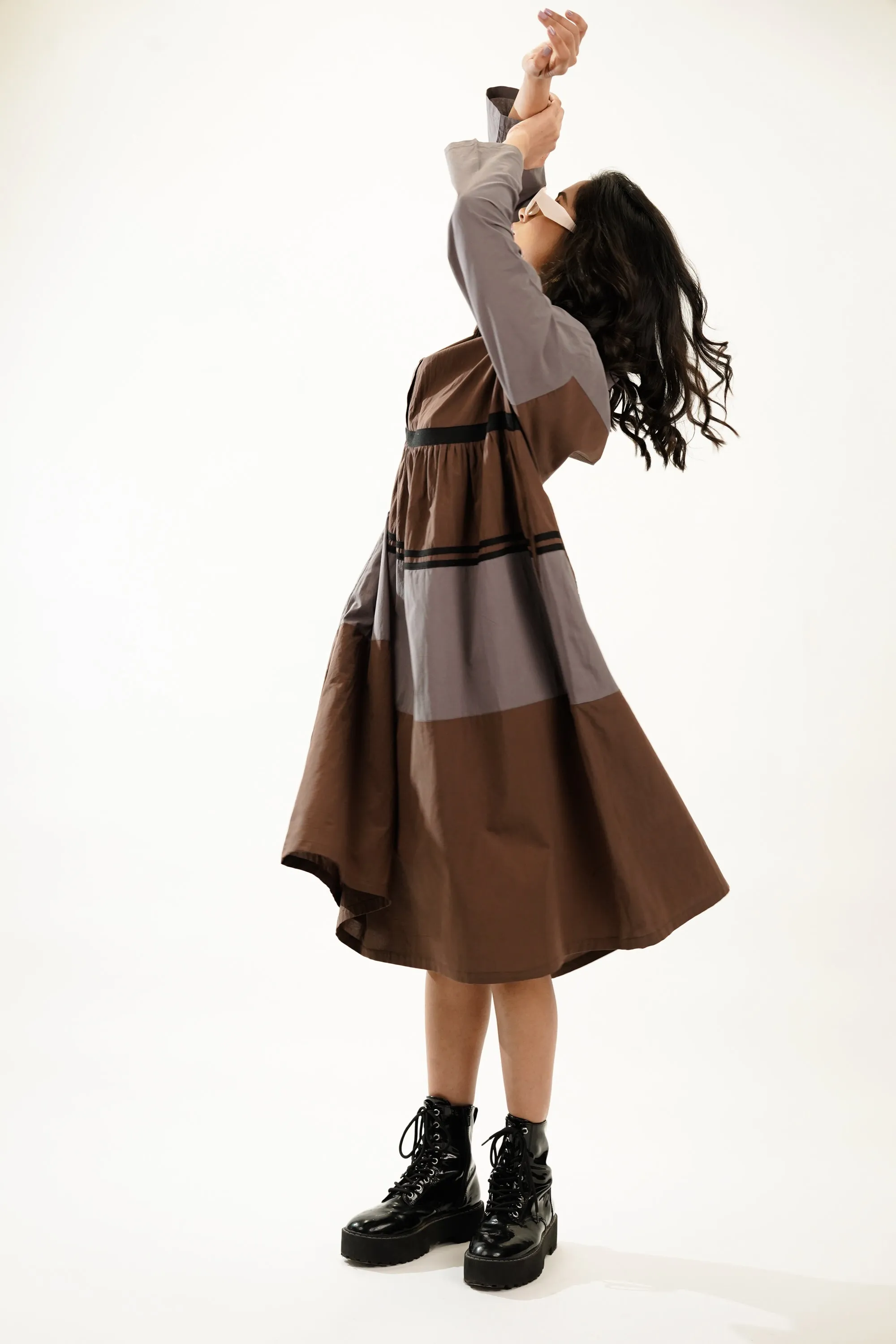 Luxe Oversized Tiered Dress